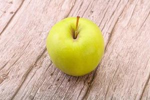 Ripe and sweet green apple photo