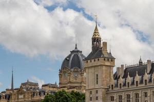 Historic building in Paris France photo