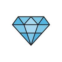 Diamond vector for website symbol icon presentation