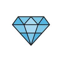 Diamond vector for website symbol icon presentation