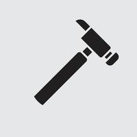 Hammer vector for website symbol icon presentation