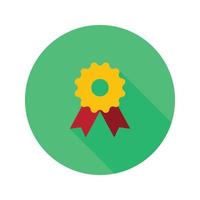 award icon vector for website symbol presentation