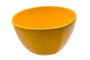 Yellow empty bowl photo