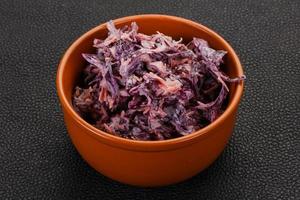 Cole slaw salad with cabbage photo