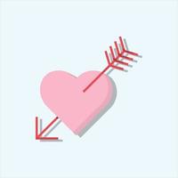 heart arrow vector for website symbol icon presentation