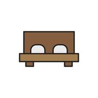 bedroom vector for website symbol icon presentation