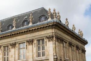 Historic building in Paris France photo