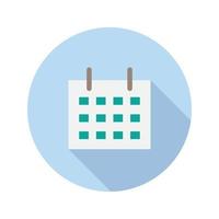 vector de icono de calendario para presentación de símbolo de sitio web