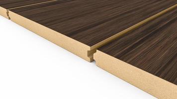 Wooden flooring installation and renovation, Wood Flooring Installation 3d illustration