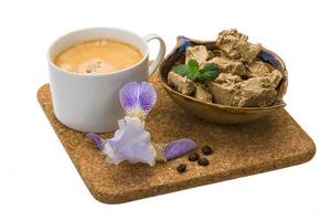 Coffee with Sunflower Halva photo