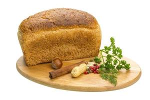 Bread with parsley and nuts photo