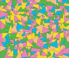 abstract background of multicolored triangle shapes vector