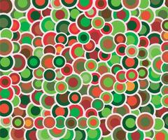 abstract background of multicolored geometric shapes circles vector