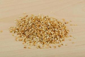 Roasted sesame seeds photo