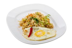 Fried rice with egg photo