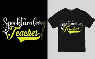 Teacher t shirt design vector