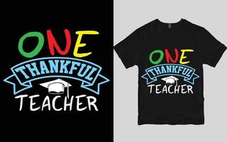 Teacher t shirt design vector