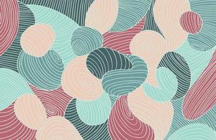 Hand drawn pattern. Line and forms vector