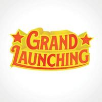 Soft Launching Grand Launching time vector