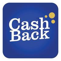 Cashback promotion banner logo promo vector