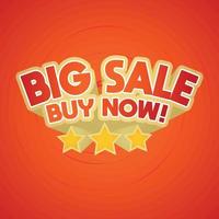 Big Sale Promotion Moon Sale vector