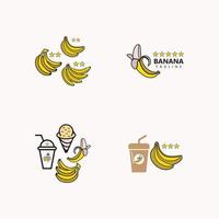 Banana Logo Template vector illustration