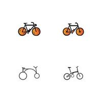 Bicycle Icon Vector Design  Template