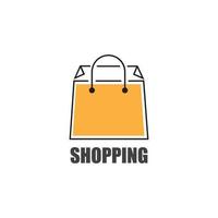 Shoping bag  icon vector