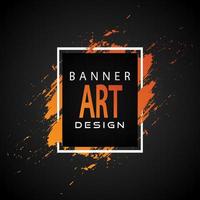 Abstract gruge banner design. vector