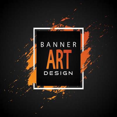 Abstract gruge banner design.