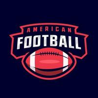 American football logo vector