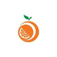 diseño de logotipo naranja vector