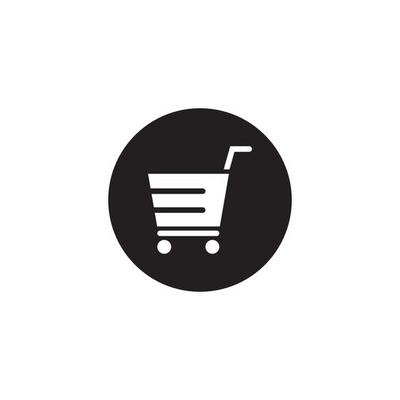 Shop, store basket vector icon Template