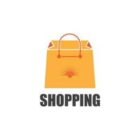 Shoping bag  icon vector