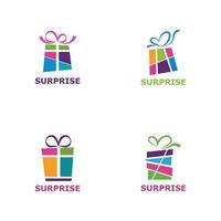 Gift Box Icon Vector