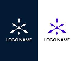 letter a logo design template vector