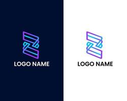 letter z modern logo design template vector