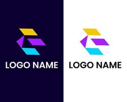 letter e and g logo design template vector