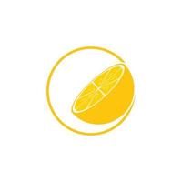 Fresh Lemon icon vector illustration design