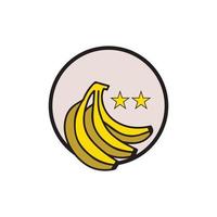 Banana Logo Template vector illustration