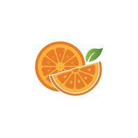 Orange logo design vector