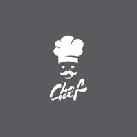 sombrero chef logo plantilla vector icono ilustración