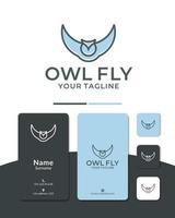 logo design line owl, wisdom, smart vector. symbol for education, schoo vector