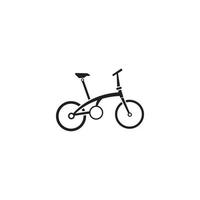 plantilla de diseño de vector de icono de bicicleta