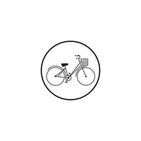 Bicycle Icon Vector Design  Template