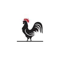 plantilla de logotipo de gallo vector