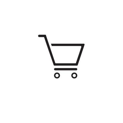 Shop, store basket vector icon Template