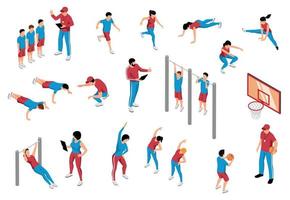 Physical Education Set vector