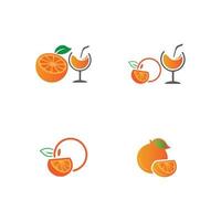 Orange logo design vector