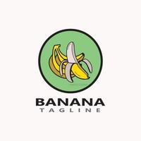 Banana Logo Template vector illustration